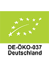 Das Eu-Biosiegel, auch grünes Sternenblatt genannt, das die Einhaltung der EU-Öko-Verordnung garantiert.