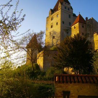 Der Wittelsbacher Turm der Burg Trausnitz.