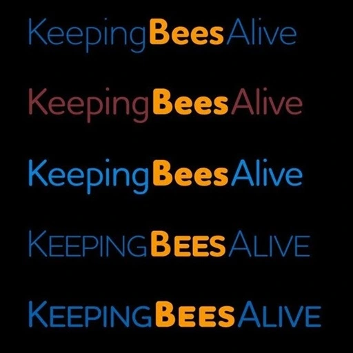 Logo KeepingBeesAlive der Initiative von Hans Georg Oswald, copyright Imkerei Oswald bio-honig.com