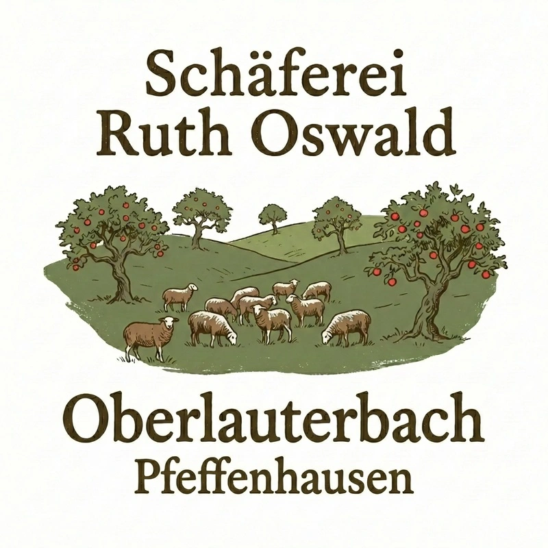 Markenlogo der Schäferei Ruth Oswald – Ihr Schäfereiprodukte-Shop für hochwertige Schäfereiwaren. Wir bieten Schafwolle zum Spinnen und Wolle zum Filzen, diverse Naturfelle, Felle wie Lammfell und Schaffell, sowie eine große Auswahl an Lammfellen und Schaffellen.
